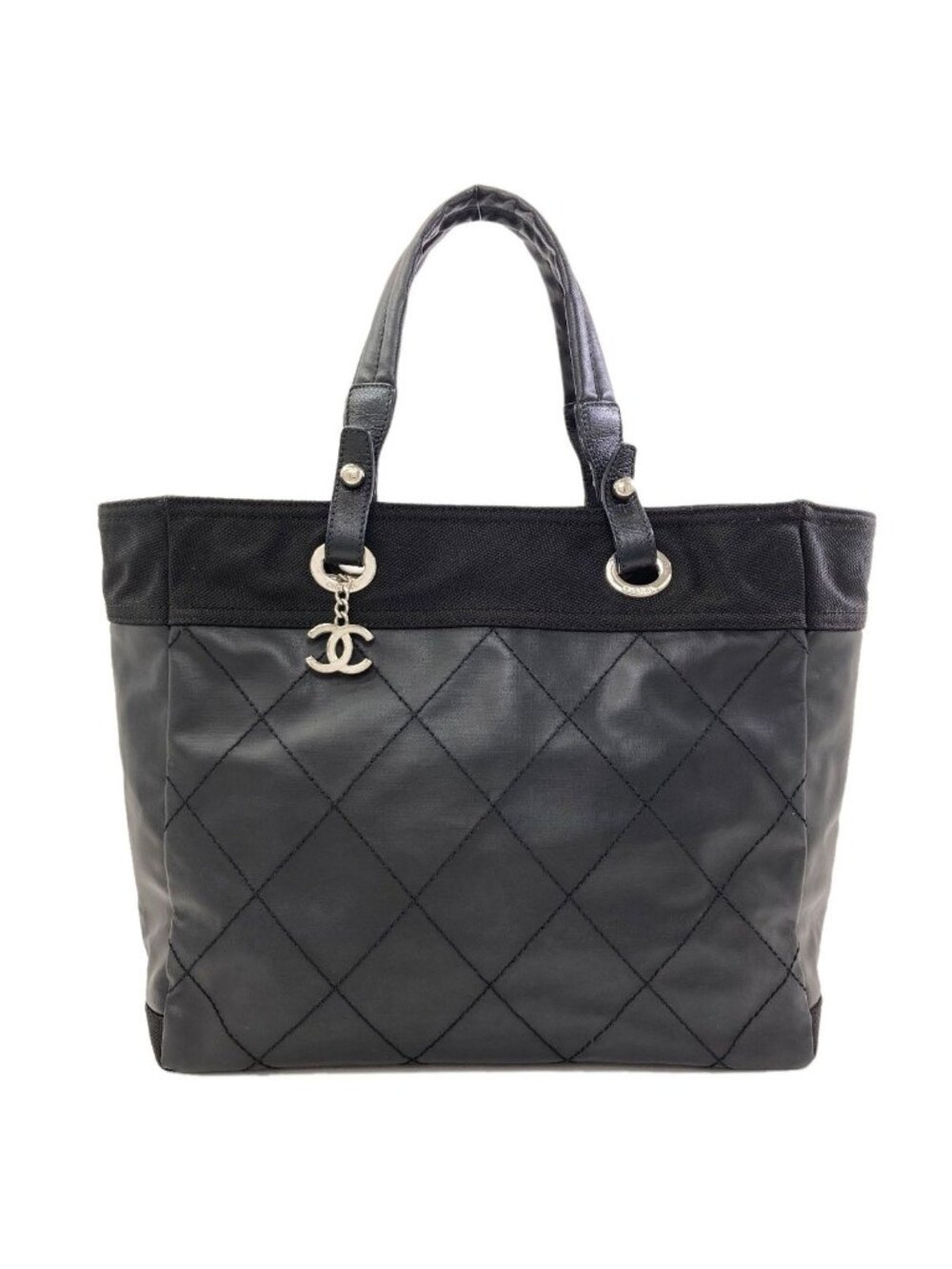 Chanel Paris Biarritz Tote Silver